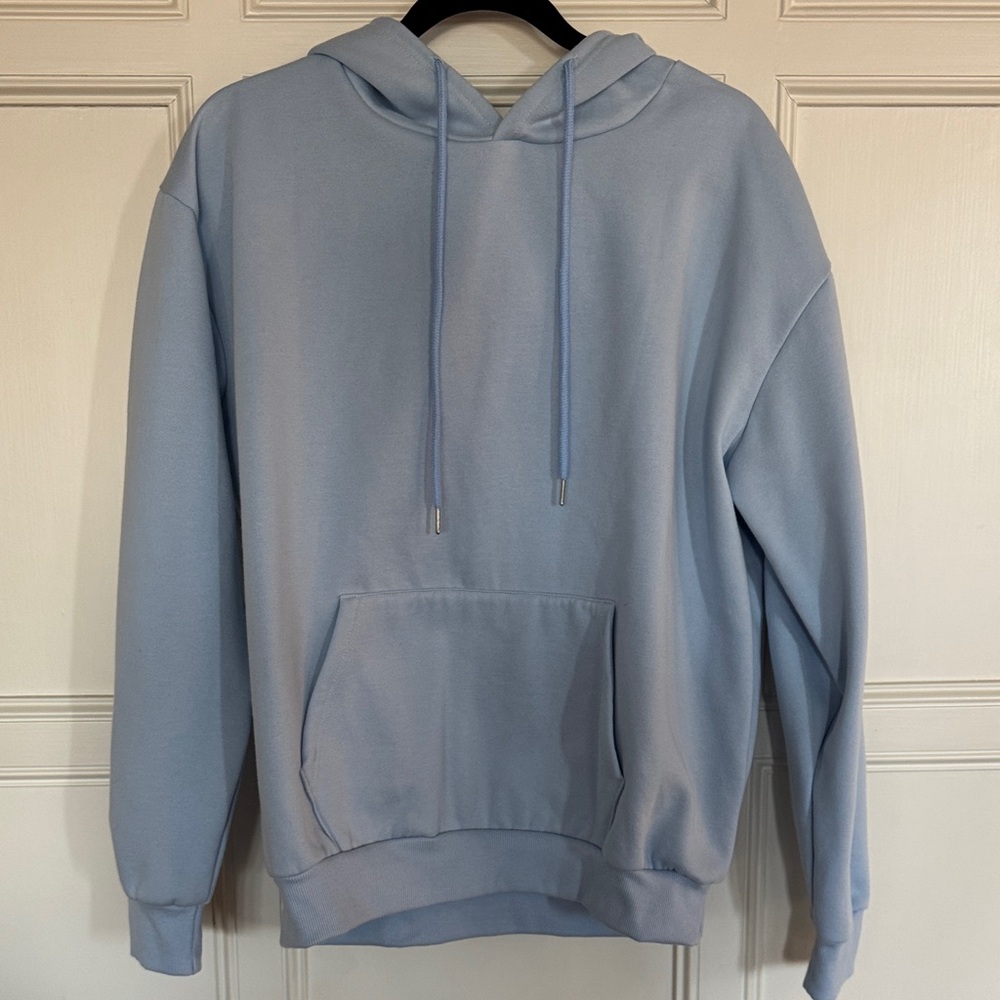 Women’s Light Blue Hoodie. Have a good day!